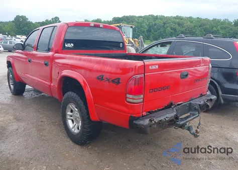 2003 Dodge Dakota Sport/Sxt from USA, damaged, VIN 1D7HG38X03S333959